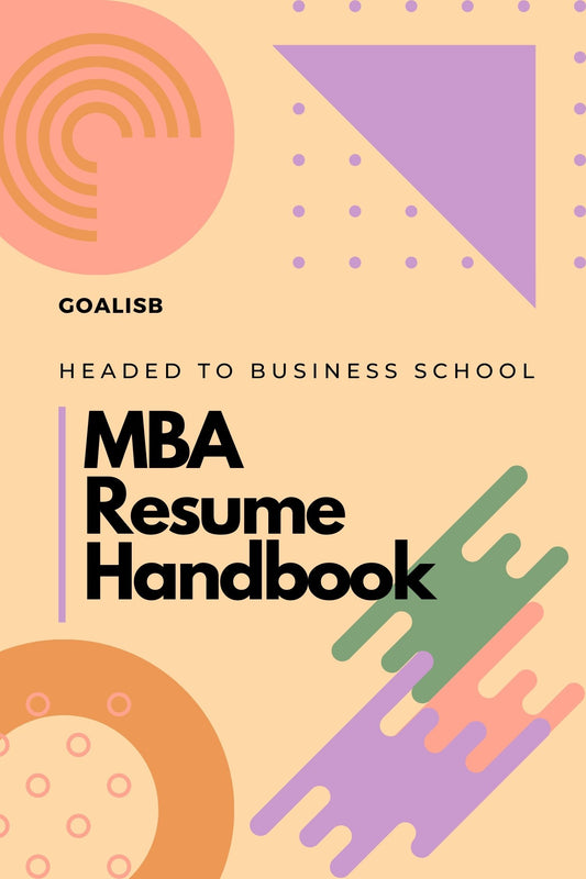 MBA Resume Handbook